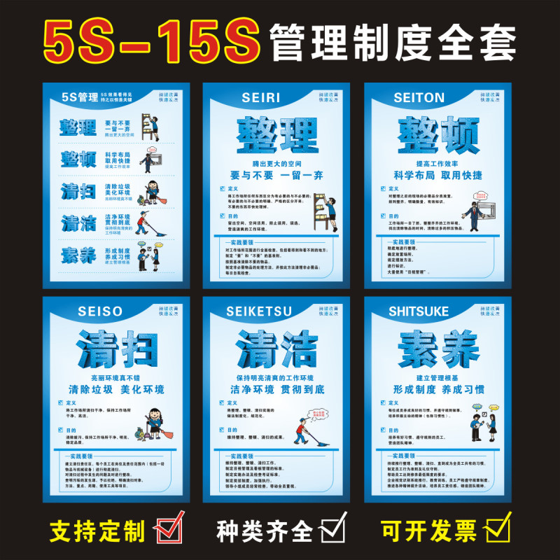 5S 6S 7S 8S 9S Factory Safety Slogans Workshop Quality Management Slogans Inspirational Posters and Signs 5S 6S 7S 8S 9S Factory Safety Slogans Workshop Quality Management Slogans Inspirational Posters and Signs