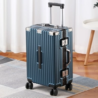 Темно-синий [передняя ручка + подстаканник для воды], усиленный двойными рядами заклепок.