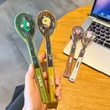 Палочки для еды из нержавеющей стали, ложка, комплект для школьников, портативная коробка для хранения, нержавеющая сталь AISI 304