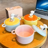 Nuby, керамическая милая высококачественная супница для школьников для домашнего использования