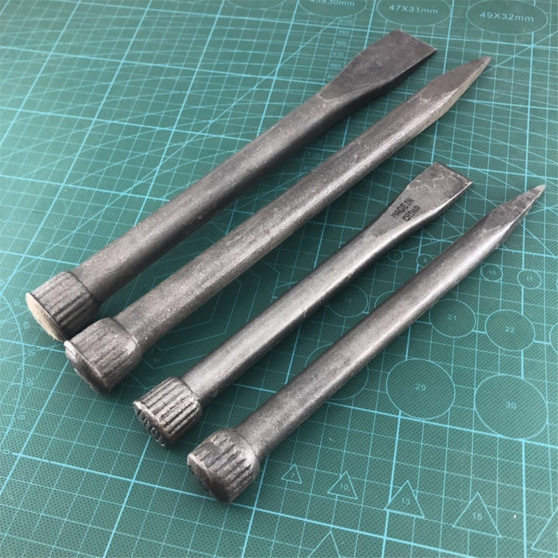 High-Carbon Steel Chisels, Forged Chisels, Ultra-Hard Stone Steel Chisels, Handmade Stone Chisels, Sample Punches, Stone Splitting Tools