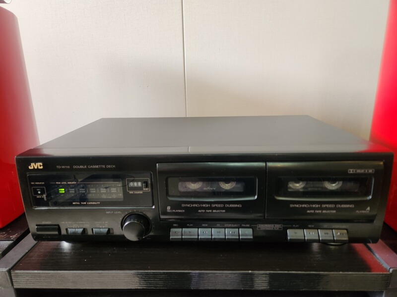 Japan's Jvc Td‑W118 Dual-Card Cassette Deck Hifi Tape Player High-Speed Recording Dolby Noise Reduction Japan's Jvc Td‑W118 Dual-Card Cassette Deck Hifi Tape Player High-Speed Recording Dolby Noise Reduction