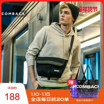 COMBACK Tide brand original leisure sports backpack night bike bag student schoolbag personality street hip hop bag