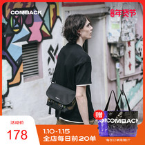 COMBACK national tide camouflage double-sided small bag shoulder crossbody messenger bag casual sports bag men and women same chic