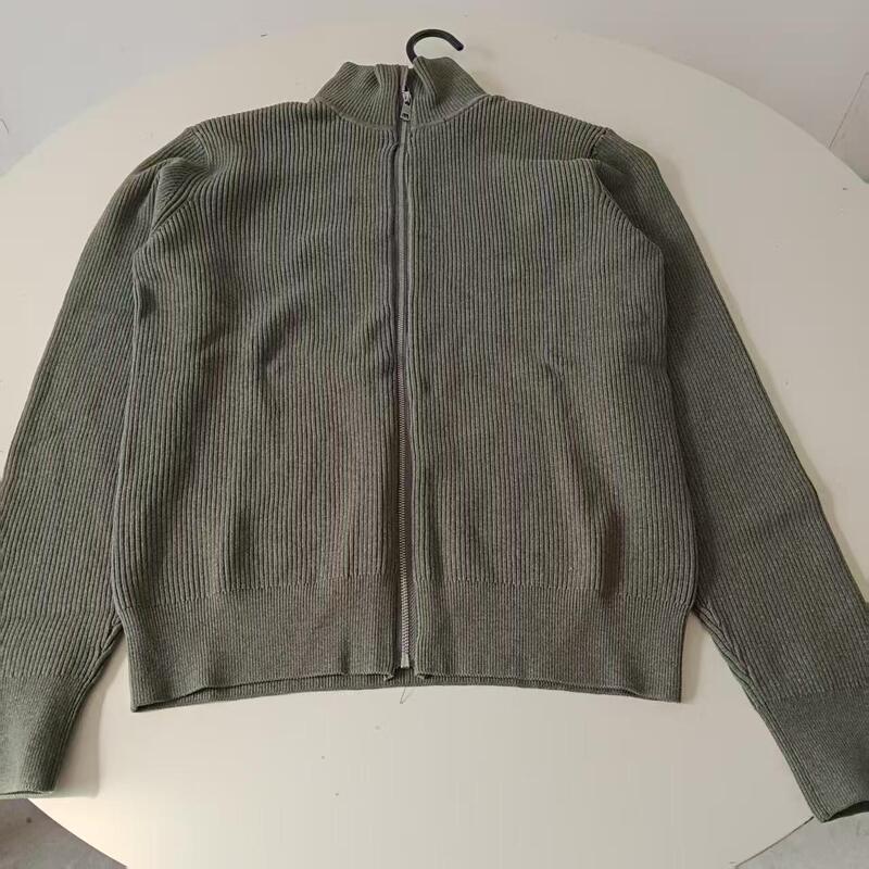 【European and American Style】Wanwan Youyi Men's Sweater Turtleneck Solid Color Knitted Cardigan Zipper Shirt 0.68kg1003 【European and American Style】Wanwan Youyi Men's Sweater Turtleneck Solid Color Knitted Cardigan Zipper Shirt 0.68kg1003