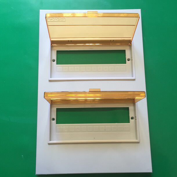 PZ30-40 circuit Distribution box cover Double-layer tin panel C45 empty open box upper cover Double 20-circuit cover