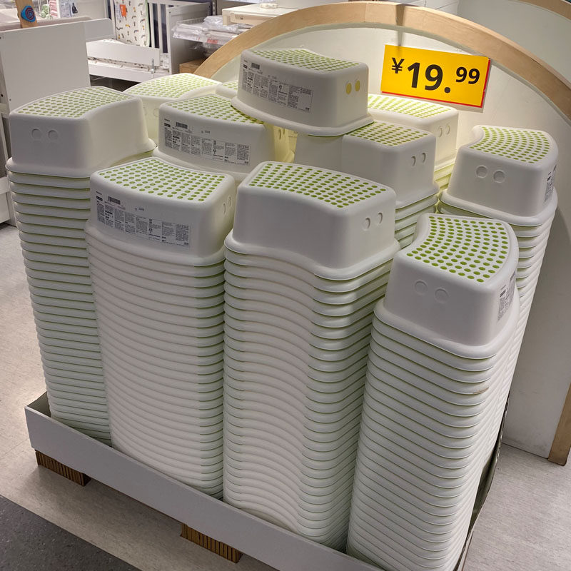 Kangcheng IKEA children's non-slip stool bathroom foot stool small bench children's small stool non-slip washing footstool toilet stool - Taobao