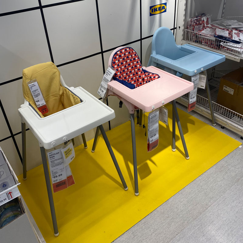 Children's dining chair high chair IKEA baby dining chair baby chair safety chair thickened eating children's dining chair