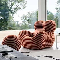 European furniture glass fiber reinforced plastic ball chair small household mothers embrace leisure lounge lazy chair cloth custom