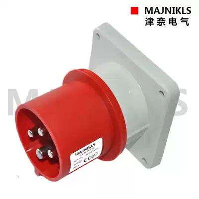MAJNIKLS Zinnai Electric TYP:819 32A-6H single-phase four-hole IP44 waterproof add-on plug