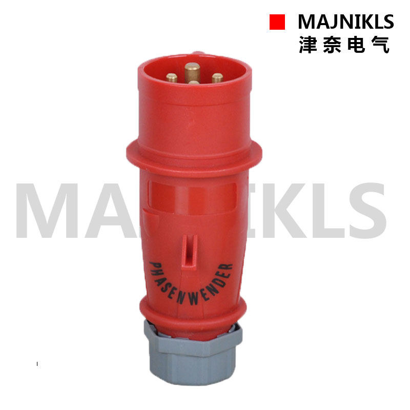 MAJNIKLS new strong electric new type Industrial TYP 319 5 Core 16A Outdoor waterproof plug European Label IP44