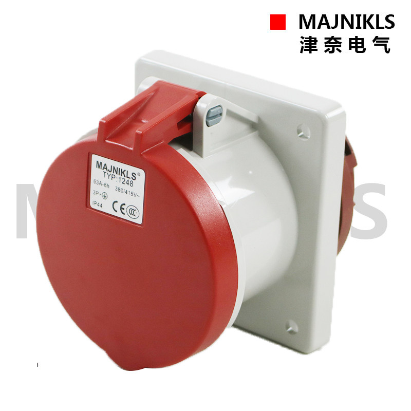 Majnikls Shanghai TYP-1248 outdoor industrial waterproof additional socket 4 core 63A IP67