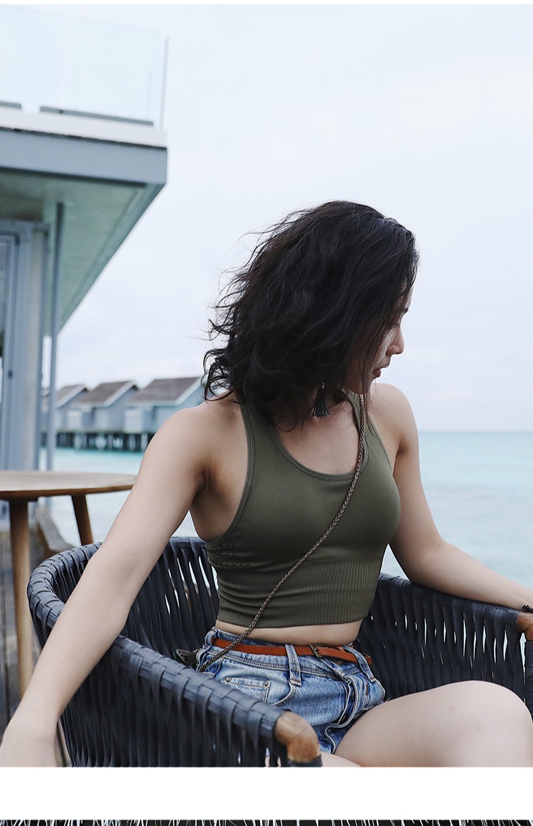 EVENSO cường độ cao hỗ trợ đồ lót dài làm đẹp trở lại áo ngực thể thao chạy thể dục yoga hoang dã bra nữ áo zumba