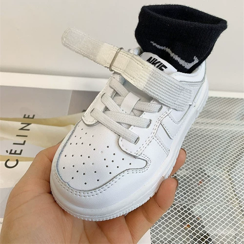 Детские кроссовки, детская спортивная обувь для мальчиков, туфли, повседневная обувь, белая обувь, тренд сезона