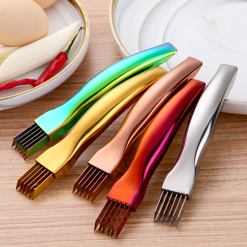 Stainless steel shredded onion artifact household shredding knife shredded onion shredded celery shredded artifact