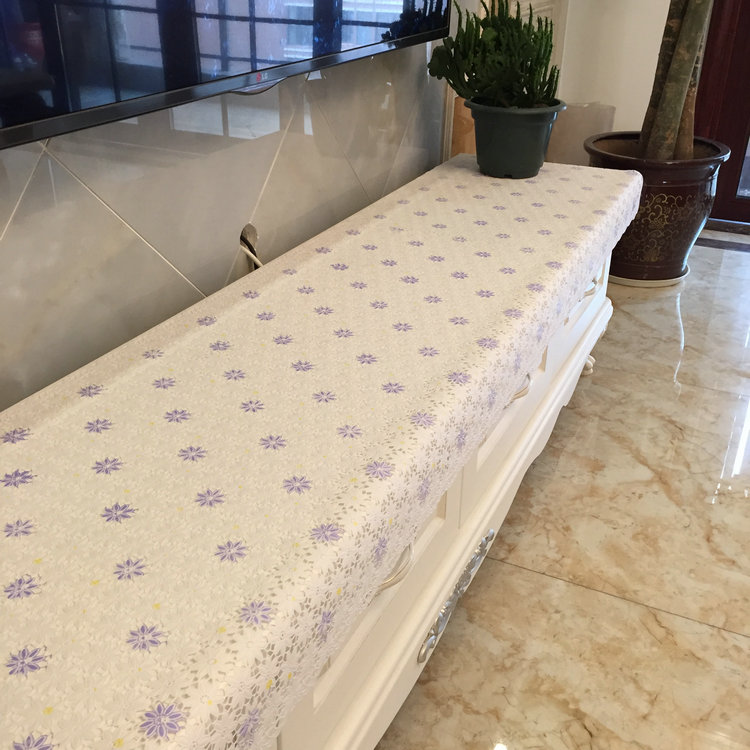 Tùy chỉnh PVC không thấm nước không rỗng TV tủ bàn khăn trải bàn khăn trải bàn vải đầu giường mat tươi loạt - Khăn trải bàn khăn trải bàn caro đỏ