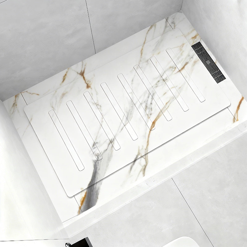 High-End Shower Room Floor Stone Bathroom Non-Slip Stepping Stone Luxury Stone Slab Shower Panel Shower Room Base