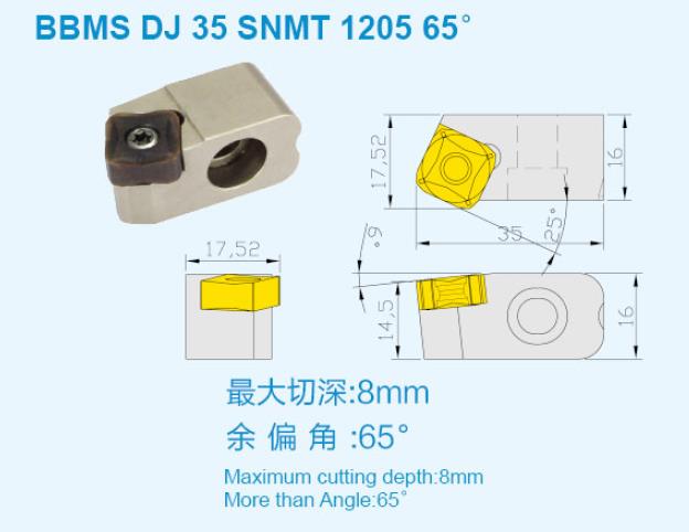 The Humvee bully 100 variable magic milling cutter disc special small knife holder BBMS DJ 35 SNMT 1205 manufacturer direct 