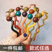 Hair hoop female simple Korean Joker out 2020 new hair band wash net red head hoop non-slip Head Cave pressure hairclip