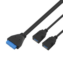 Desktop computer expansion usb3 0 port motherboard 20pin to usb3 0 transfer wiring expansion 2 ports