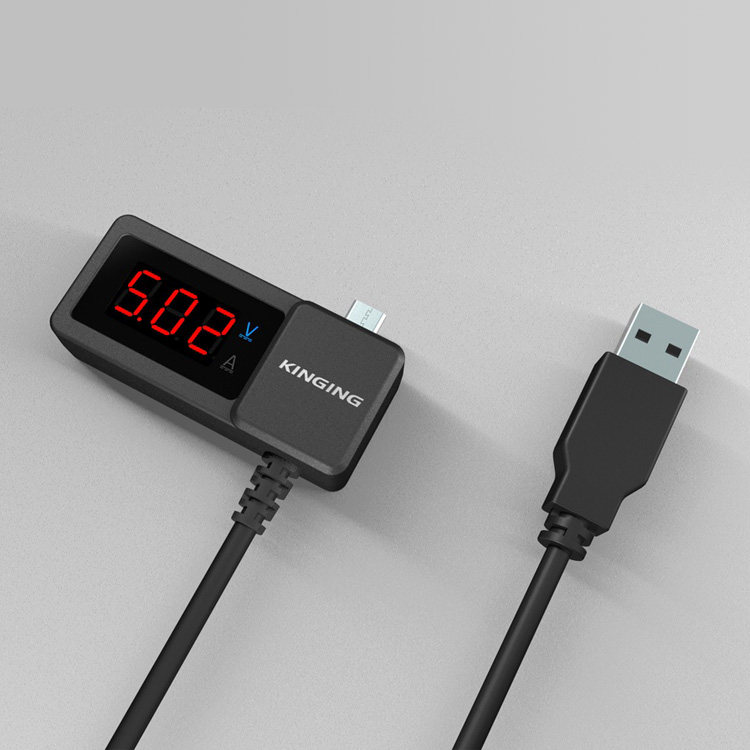 USB current and voltage test instrument mobile power charger data cable test instrument promotion