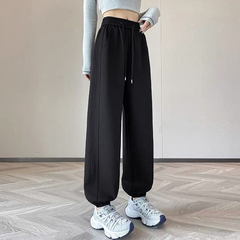 Plus-Size Women's Sweatpants for Chubby Girls 100kg Lantern-Style Joggers with Cuffs 2026 New Spring and Autumn Nine-Point Casual Pants Long Pants