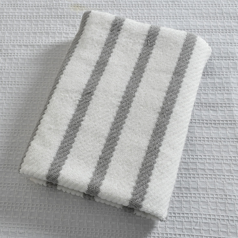 Foreign Trade Export to the United States Pure Cotton Large Bath Towel, Yarn-Dyed Jacquard, Thick, Soft, Absorbent, Beach Towel for Seaside Use