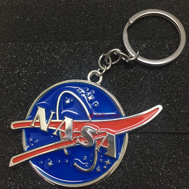 Hot-Selling Nasa Metal Keychain Accessories Pendant Space Collection Souvenirs Hot-Selling Nasa Metal Keychain Accessories Pendant Space Collection Souvenirs