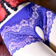 Plus size couple underwear mid-waist pure desire sexy lace underwear open crotch free midnight sex temptation panties