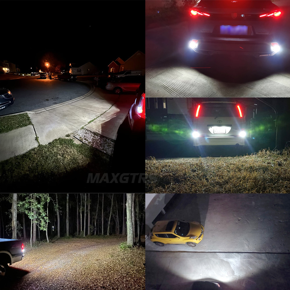 Задние фары 2025新款超亮汽车led倒车灯泡后雾灯尾灯升级xbd改装t20单丝1156