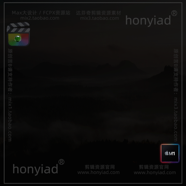 FCPX10.4中式婚礼古风字幕快剪模板高端文字排版纪实标题插件支持M系列与int芯片插图20