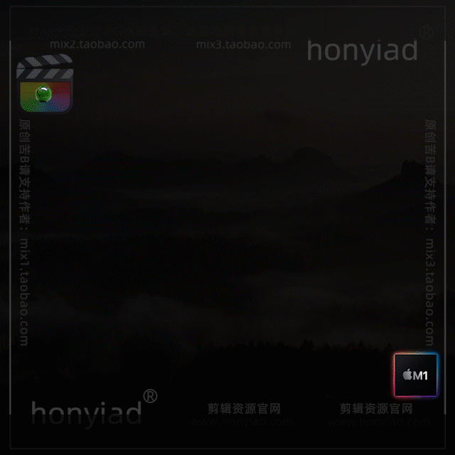 FCPX10.4中式婚礼古风字幕快剪模板高端文字排版纪实标题插件支持M系列与int芯片插图14