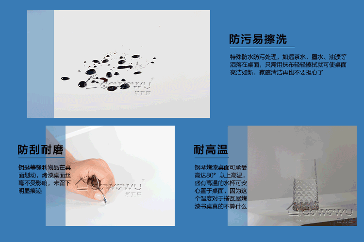 Bàn máy tính bàn học sinh đơn giản hiện đại sơn piano máy tính để bàn bàn máy tính bàn viết kinh tế - Bàn ban de may vi tinh