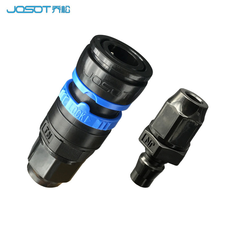 JOSOT TN series plastic quick connectors, plastic steel connectors, self-locking connectors, plastic pneumatic silicone-free connectors