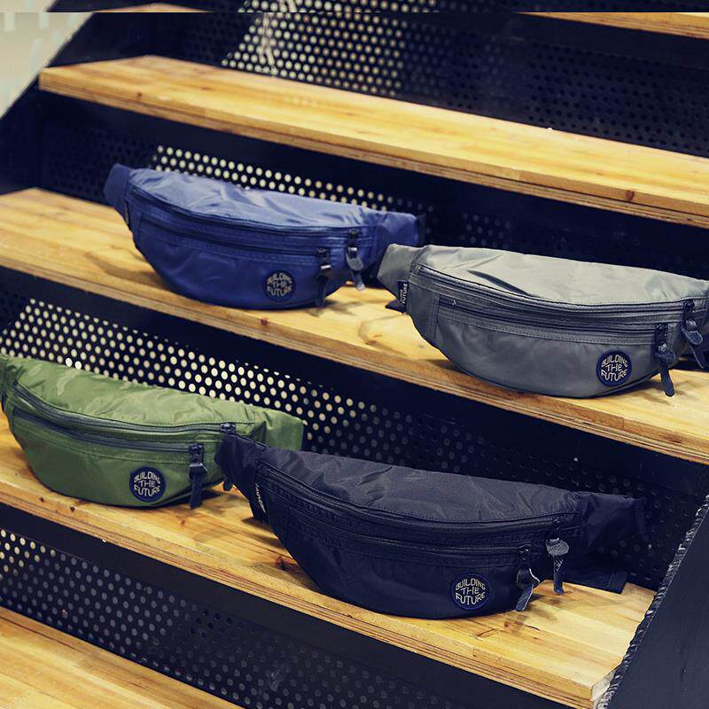 Counter Korean casual chest bag men's shoulder bag trendy messenger bag tarpaulin waist bag sports riding bag dead fly bag