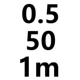 0.5×50мм, 1м