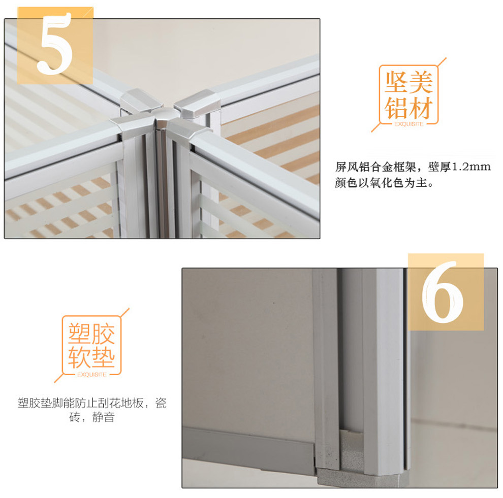 Nội thất văn phòng Thâm Quyến 4 người 6 người nhiều người kết hợp bàn màn hình phân vùng vị trí làm việc thẻ nhân viên bàn bàn làm việc gỗ cao su