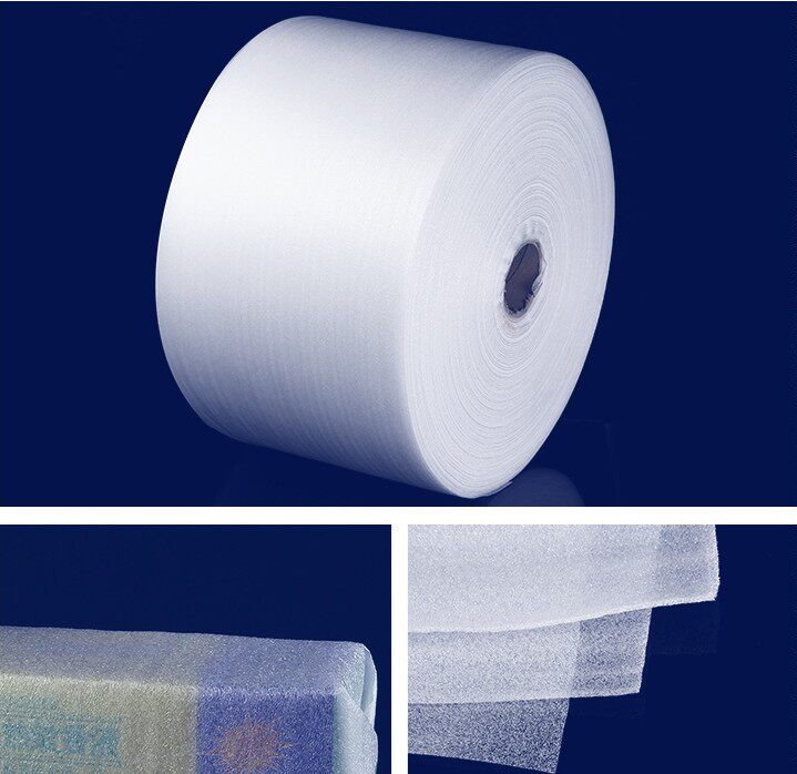 New foam board pearl cotton shockproof packaging film roll bubble cotton width 50cm express packaging bubble film