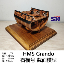 1 72 HMS Grando Pomegranate Section Model Kit