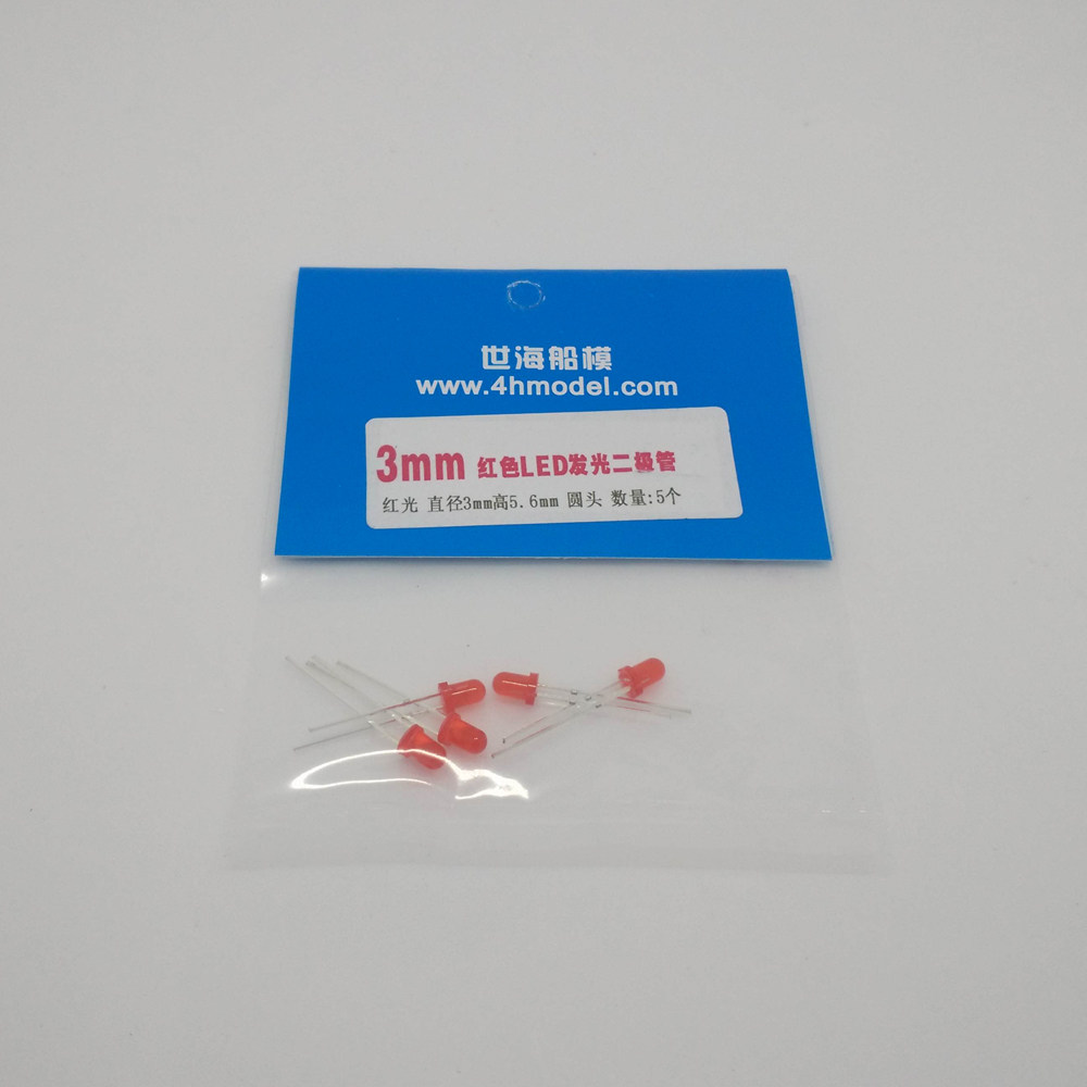 LED 3mm red high-brightness LED light
