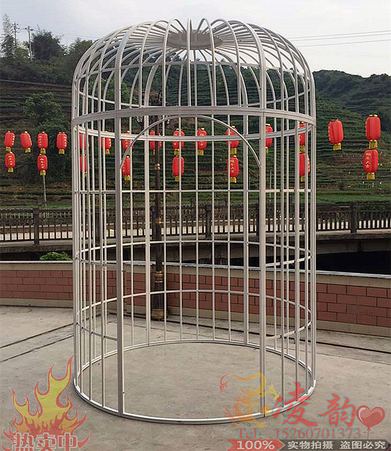 Iron Bird Cage Peacock Cage decorated with large large bird cage in hot pot cage outdoor large bird cage