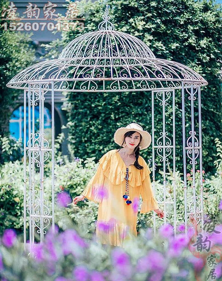 Iron Art Outdoor Decoration Bird Cage Courtyard Park Outdoor Farmstead Landscape Large Oversized Balcony Bird Cage Dining Hall Big