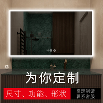  led smart frameless bathroom mirror backlight mirror Bathroom mirror light mirror Anti-fog lamp mirror Decorative mirror