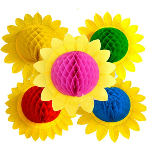 Улыбка -сплетенные подсолнечные цветы цветочные цветы подсолнечные танцевальные продукты церемония открытия, чтобы войти