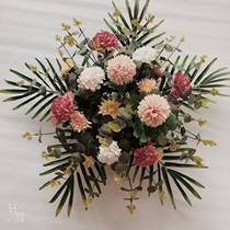 New wedding road flower wedding supplies flower row wedding props wedding flower ball Row flower silk flower decoration green plant