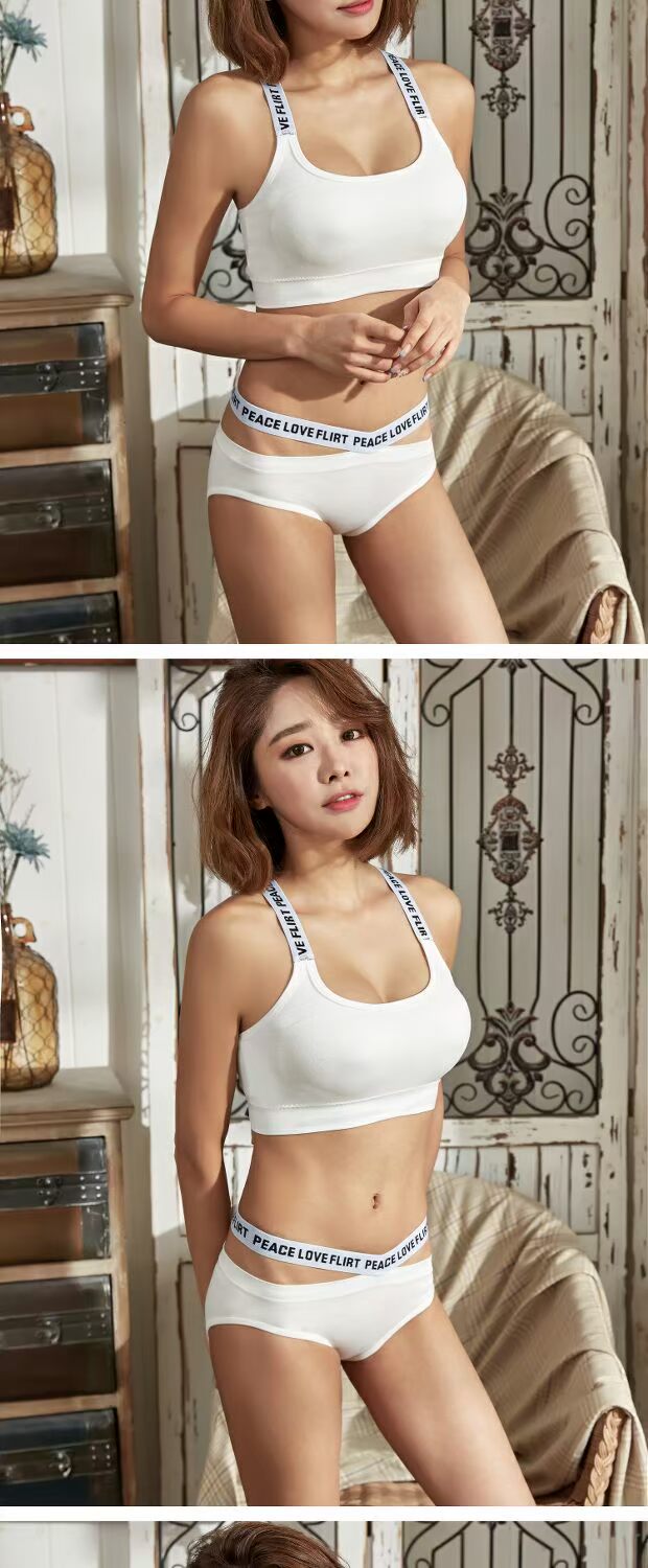 Thư đẹp trở lại ống top không có vòng thép áo ngực thể thao quấn ngực thu thập đồ lót yếm nữ sinh trung học nữ áo nâng ngực