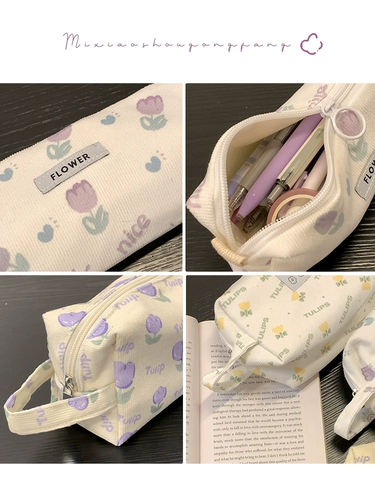 Красивая стильная косметичка для женщин, портативная сумка большой емкости, новинка 2024 года, дорожная сумка для хранения, изысканная сумка для стирки