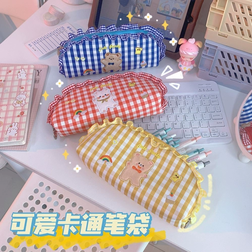 Японский высококачественный милый вместительный и большой пенал для школьников, популярно в интернете, для средней школы