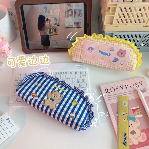 Японский высококачественный милый вместительный и большой пенал для школьников, популярно в интернете, для средней школы