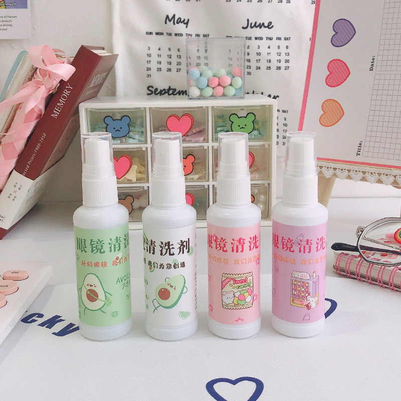 Near-view eye mirror cleaning liquid spray detergent lenses mobile phone computer screen care liquid wash glasses liquid water theorizer